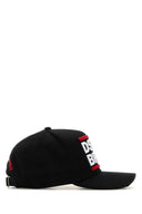 Dsquared Black Cotton Baseball Cap