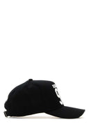 Dsquared Black Cotton Baseball Cap