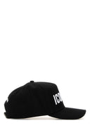 Dsquared Black Cotton Baseball Cap