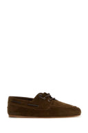 Mocassins Dsquared en daim marron D2 College