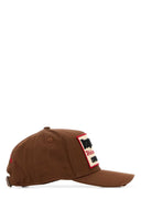 Dsquared Brown Cotton Baseball Cap
