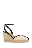 Castaner Ivory Canvas Cecilia Wedges
