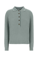 Polo Blaze De Mezcla De Seda Verde Mar