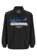 Yohji Yamamoto Black Nylon Yohji Yamamoto X Neighborhood Windbreaker