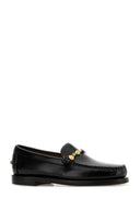 Sebago Black Leather Frank Loafers