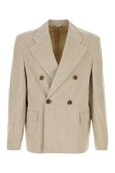 Sefr Beige Linen Donovan Blazer
