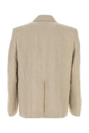 Sefr Beige Linen Donovan Blazer