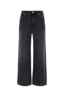 Sefr Black Denim Wide Leg Jeans