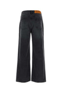 Sefr Black Denim Wide Leg Jeans