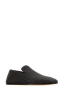 Bottega Veneta Dark Brown Leather Palazzo Loafers