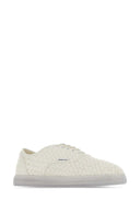 Bottega Veneta White Nappa Leather Serena Sneakers