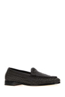 Bottega Veneta Dark Brown Leather Silenzio Loafers