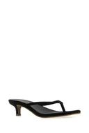 Tkees Black Suede Julia Thong Mules