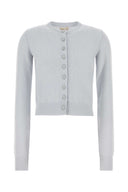 Khaite Pastel Light Blue Cashmere Everheart Cardigan