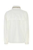 Brunello Cucinelli witte polyestermix regenjas