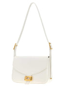 Balenciaga White Leather Medium Clicca Shoulder Bag