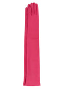 Balenciaga Fuchsia Leather Gloves