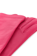 Balenciaga Fuchsia Leather Gloves