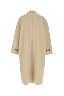 Balenciaga Beige Cotton Trench Coat