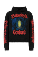 Balenciaga Black Cotton Sweatshirt