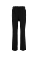Balenciaga Black Stretch Wool Pant