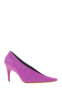 Balenciaga Purple Suede Duchesse 90 Pumps