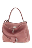 Balenciaga Dark Pink Leather Mini Rodeo Handbag
