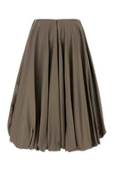 Balenciaga Mud Gabardine Skirt