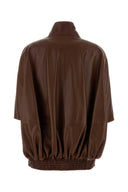 Balenciaga Brown Leather Jacket