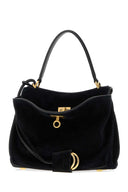 Balenciaga Black Suede Mini Rodeo Handbag