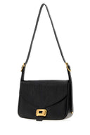 Balenciaga Black Leather Medium Clicca Shoulder Bag