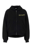 Balenciaga Black Cotton Oversize Sweatshirt