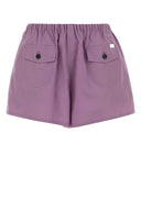 Prada Lilac Poplin Shorts