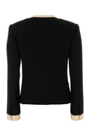 Valentino Garavani Black Tweed Blazer