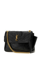 Saint Laurent Black Leather Niki Shoulder Bag