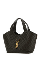 Saint Laurent Charcoal Nappa Medium Icare Shopping Bag