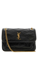 Saint Laurent Black Leather Mini Niki Shoulder Bag
