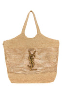 Saint Laurent Raffia Maxi Icare Shopping Bag