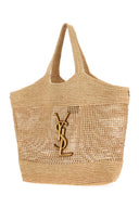 Saint Laurent Raffia Maxi Icare Shopping Bag