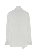 Saint Laurent White Poplin Blouse