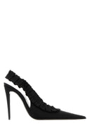 Saint Laurent zwarte Taft Madeleine-pumps