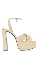 Saint Laurent Sand Leather Franciane Sandals