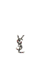 Spilla Cassandre in metallo decorato Saint Laurent