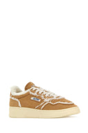 Autry Camel Suede Medalist Sneakers
