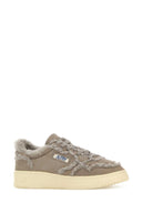 Autry Grey Suede Medalist Sneakers