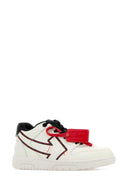 Off White White Leather Out Of Office Sneakers