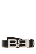 Bally Black Leather Reversible Belt