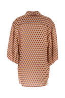 Dries Van Noten Printed Satin Clea Shirt