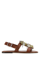 Dries Van Noten Caramel Leather Sandals