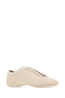 Dries Van Noten Ivory Leather Sneakers